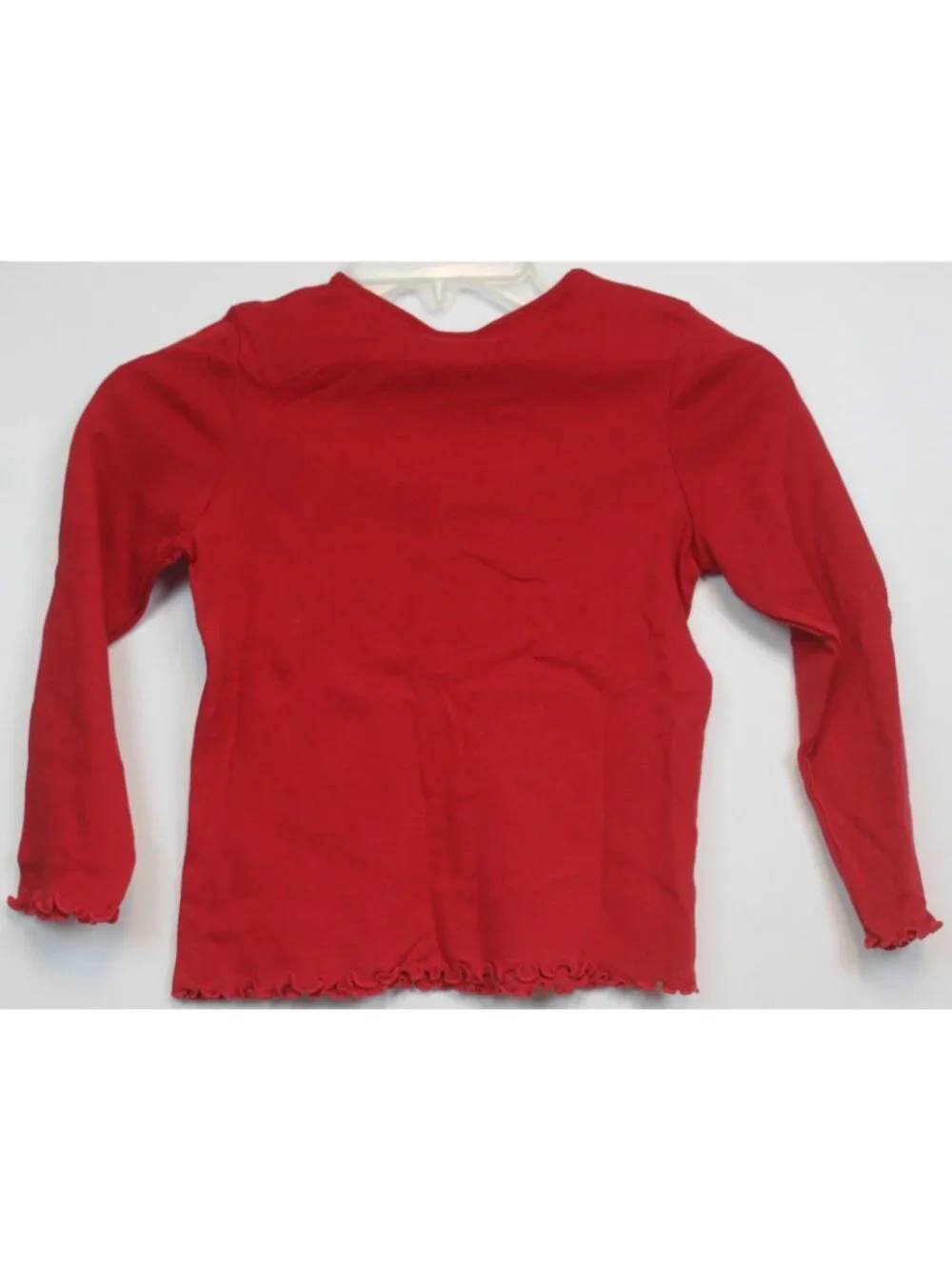 2007 Gymboree Cupcake Cutie Red TShirt Tee Santa's Favorite sz 6 Lettuce Edge